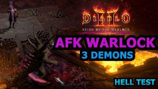 3 Demons Fight While I Do Nothing 😈 – AFK Warlock Build | Diablo 2