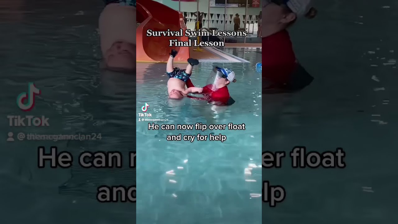 INCREDIBLE BABY 2 Million Views On TikTok ISR Swim Lessons Test Swimlessons Cutebaby Isr