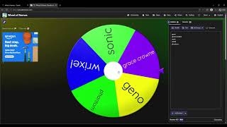 Wheel of Names   Random name picker and 1 more page   Personal   Microsoft​ Edge 2026 10 07 22 26 09