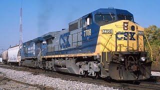 TS2018 -CSX Dash 8 Frieght at night