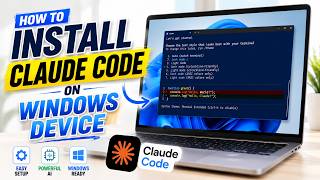 How to Install CLAUDE CODE on Windows 11/10 - 2026 *NEW*