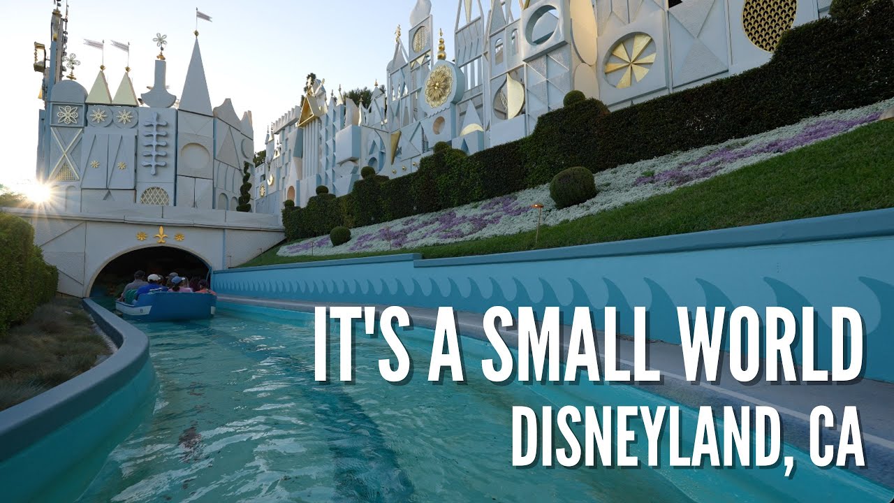 It's a Small World Ride Through | 4K Ultra Low Light | Disneyland, CA ...