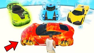 Stealing ELEMENTAL SUPERCARS in GTA 5!