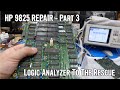 HP 9825 Repair Part 3: HP Logic Analyzer to the Rescue