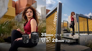 Sony 28mm f2 vs 35mm f1.8 Real World Difference w/ Sample Images