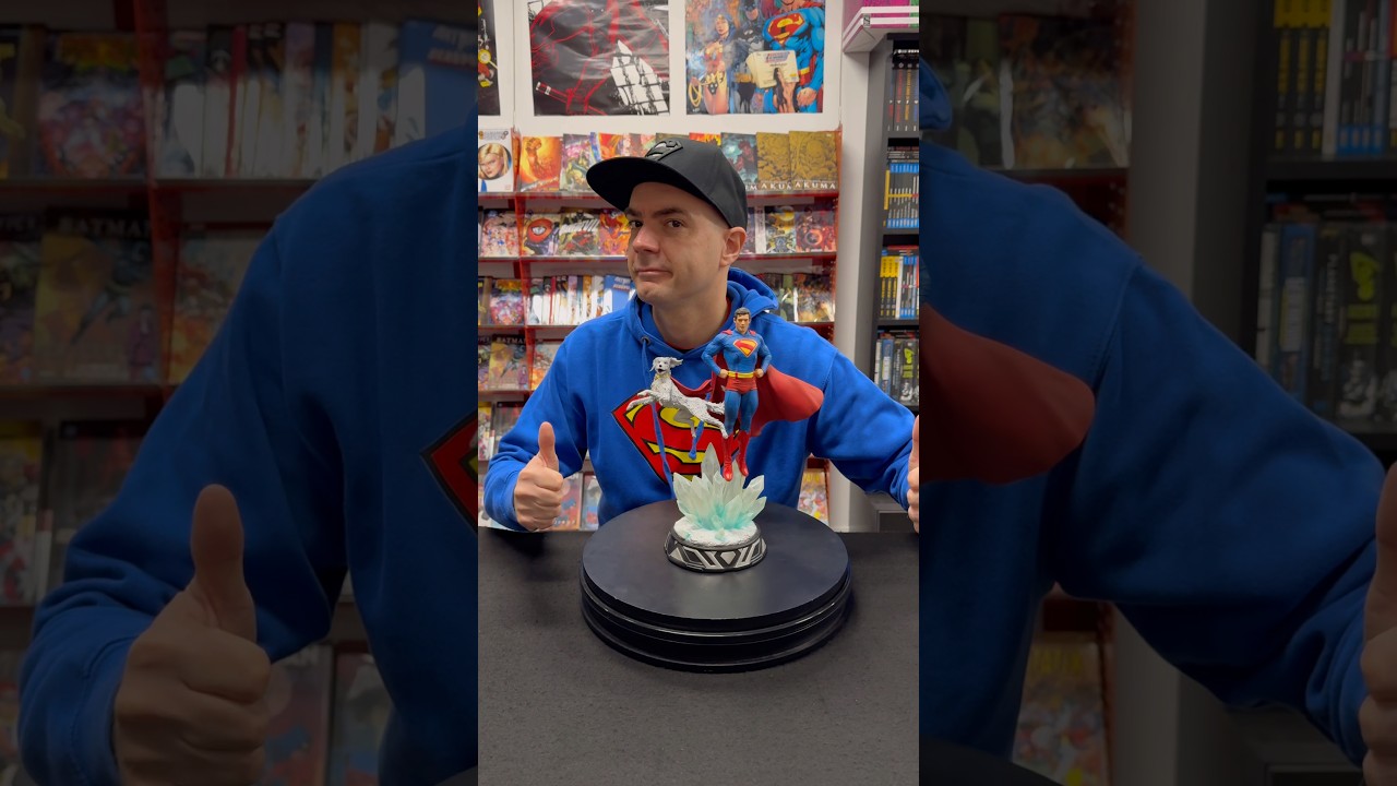 Superman and Krypto - Iron Studios 