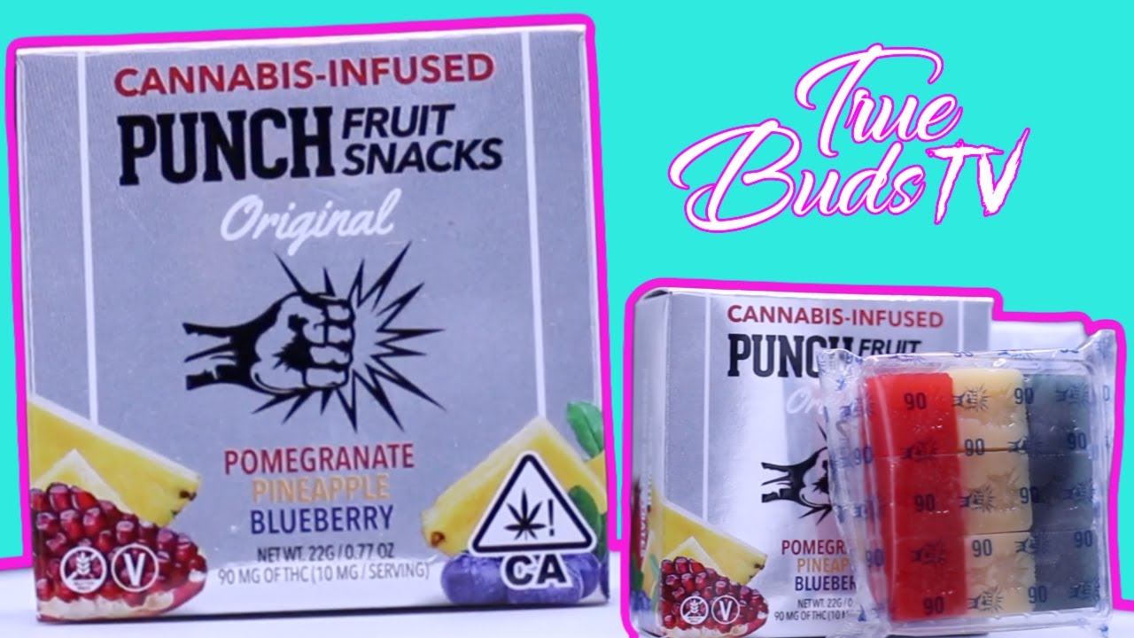 Punch Cannabis Infused Fruit Snacks Review YouTube