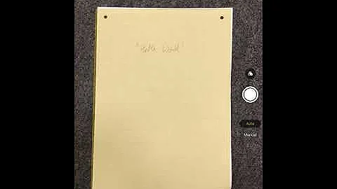 Scan paper on iPad to PDF to Google Classroom