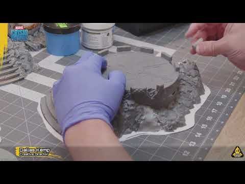 Atomic Mass Games Transmission - Painting the Asgardian Shrine from Marvel: Crisis Protocol
