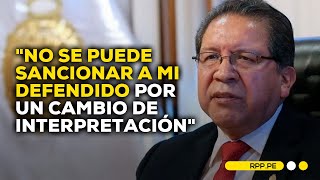 Abogado de fiscal supremo Pablo Sánchez, rechaza que la JNJ suspenda a su defendido por 120 días
