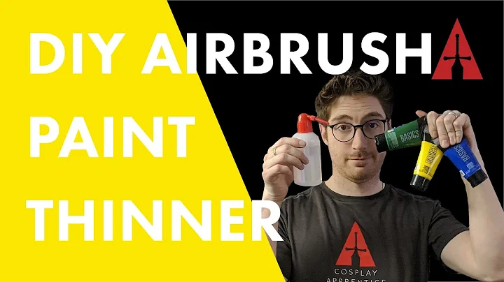 How to Make Your Own Air brush Acrylic Paint Thinner | Cosplay Apprentice