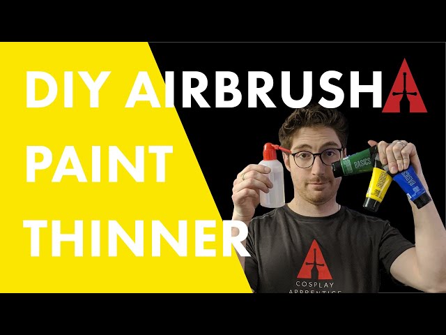 How to Make Your Own Air brush Acrylic Paint Thinner