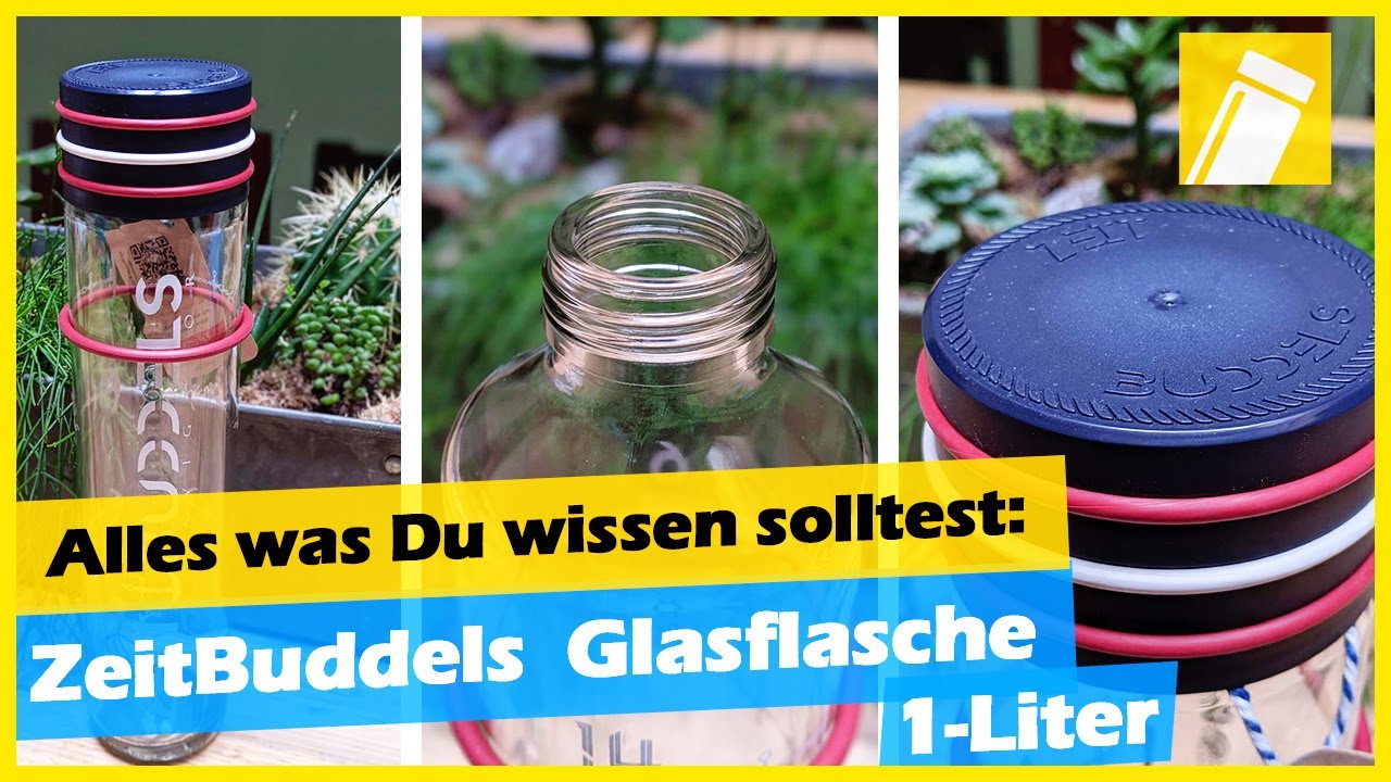 Trinkflasche mit Uhrzeit & Zeitmarkierung [2026]