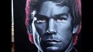 Dexter Vampire Painting by Bettina Dreier screenshot 4