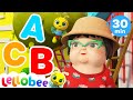 ABC Song - @Lellobee City Farm - Cartoons & Kids Songs - | Nursery Rhymes | Moonbug Literacy