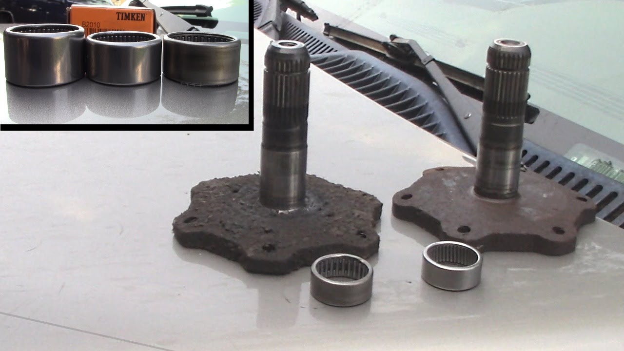 GMT800 Замена подшипника и сальника передней оси.