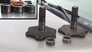 Substituicao do rolamento e vedacao do eixo dianteiro GMT800