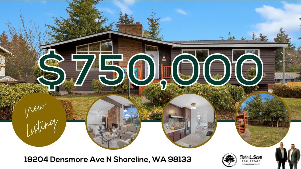 19204 Densmore Ave N Shoreline MidCentury Modern Rambler For Sale