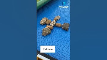 TOMRA 3A potatoes vs. rocks: easy, medium, difficult, extreme | TOMRA 3A optical sorter