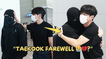 FANS Shocked! Jungkook Hugs Taehyung at the Airport, Is This a Sign of BTS