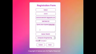 How To Insert Data of Registration Form Into MySQL Database Using JSP(Eclipse).