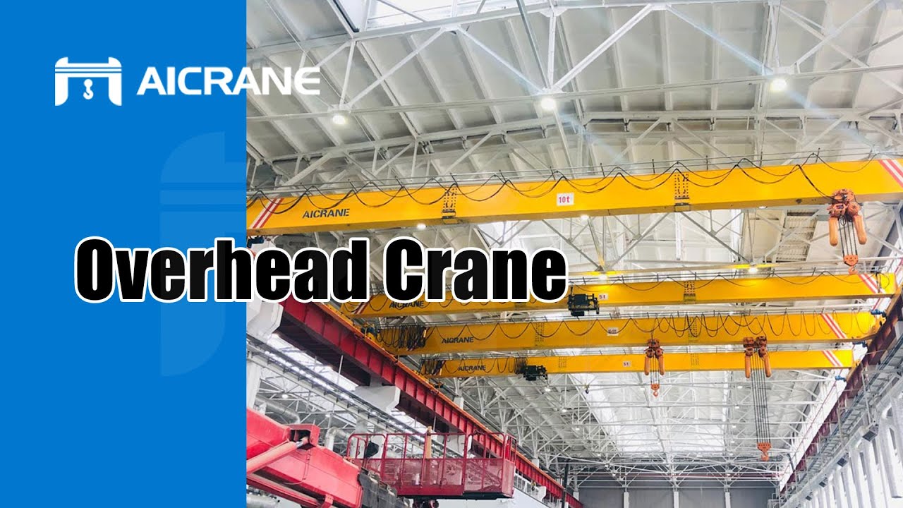 Aicrane Overhead Crane for Materials Handling in Warehouse #
