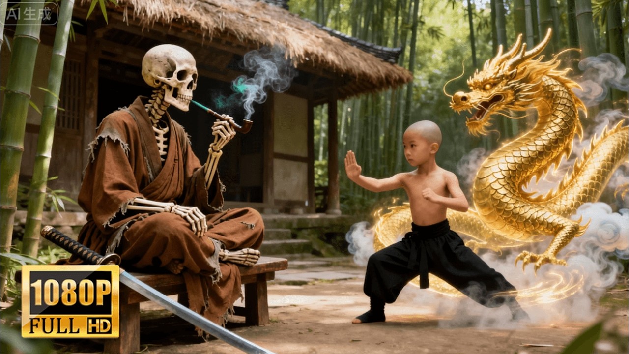 【武俠電影】傻小子意外進入古墓，竟獲得絕世功法，從此逆天改命。#武俠劇 #動作#武俠劇 #動作