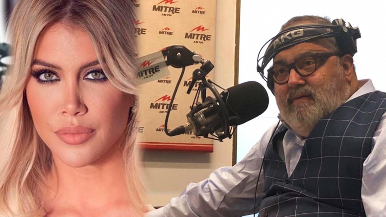 Fuerte declaración de Jorge Lanata en su programa de radio: "Wanda Nara tiene leucemia"