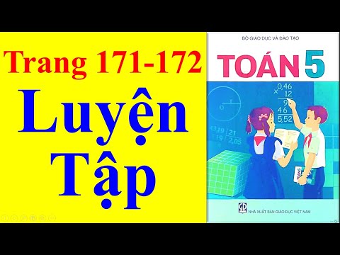 Video Toán Lớp 5 Trang 171 172 - Luyện Tập - YouTube