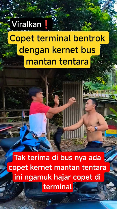Copet di terminal di hajar kernet bus mantan tentara kopasus