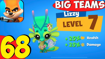 Zooba: Zoo Battle Arena - Gameplay Walkthrough Part 68 - Fairy Lizzy lvl 7 Big Teams🤣🤣(iOS, Android)