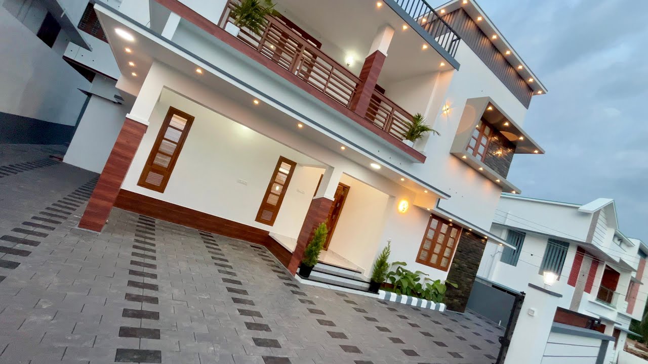 4 Car Parking Marvellous Spacious Modern 4BHK House for Sale in Trivandrum | AK Builders