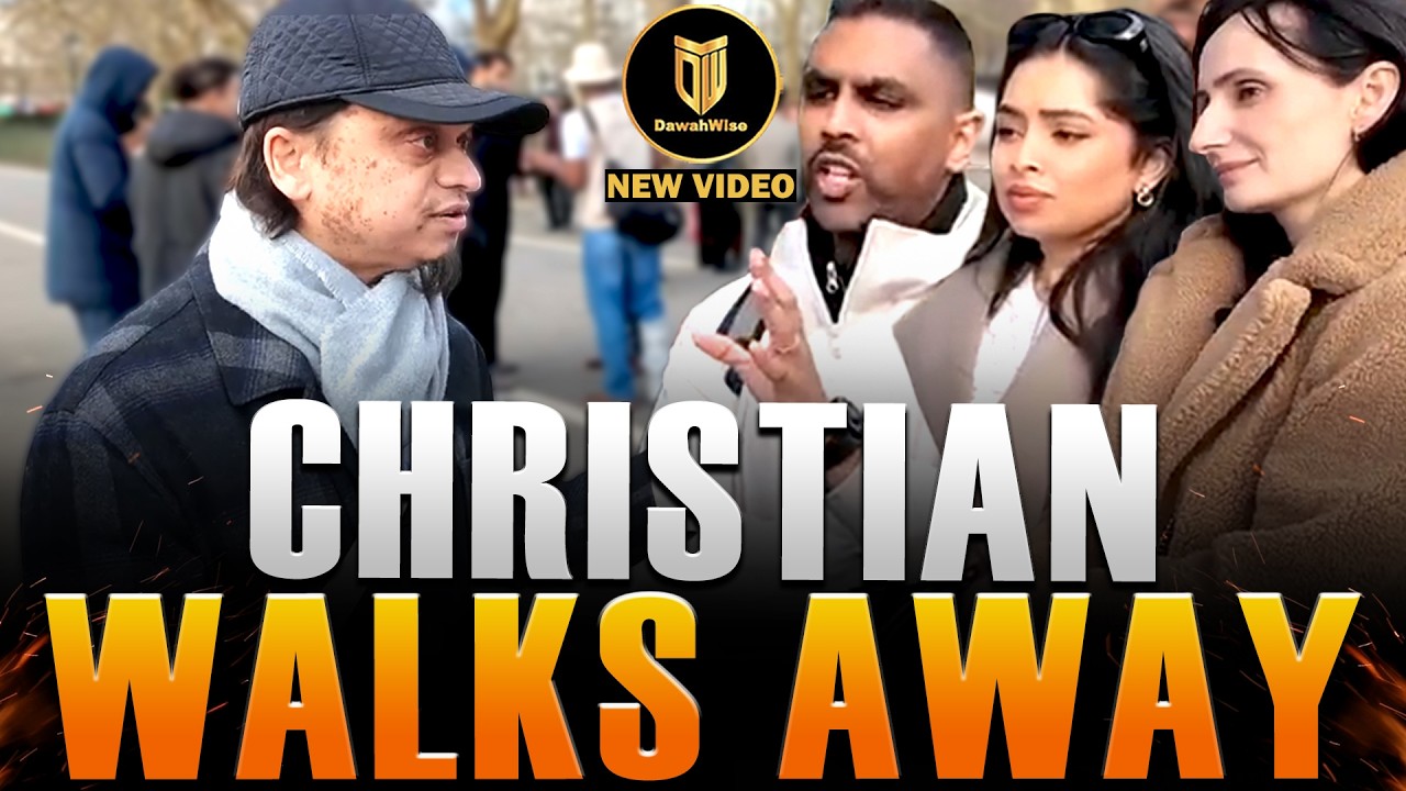 Hit & Run Tactic! Christian Runs Away from Evidence | Mansur | Speakers Corner
