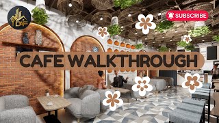 Modern Rustic Cafe Interior Design | Full 3D Walkthrough | Design Anthem Forum