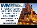 How to get into World Maritime University | Courses | Sponsorships | WMU President speaks