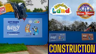 Bluey Rollercoaster CONFIRMED & CONSTRUCTION UPDATE | Alton Towers 2025