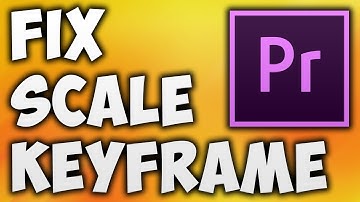 How to Fix Adobe Premiere Pro Scale Keyframes Not Working