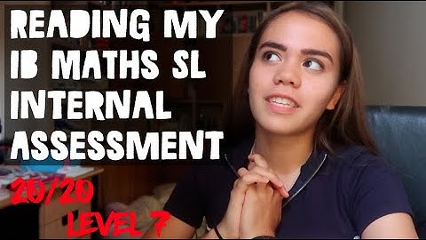 Going Through My Level 7 IB Maths IA