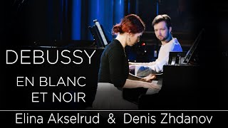 CLAUDE DEBUSSY EN BLANC ET NOIR for two pianos, L.34 CD 142, Elina Akselrud & @DenZhdanovPianist