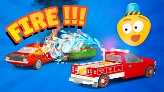 The Car Patrol : Fire Brigade & Police Cars | Emergency Vehicles Cartoons | Car Crash Accident