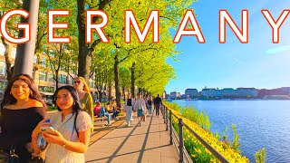 Hamburg, Germany 🇩🇪: Beautiful Sunny Walking Tour #germany #subscribe 👍 