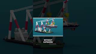 How a Floating Crane Lifts a Ship Safely