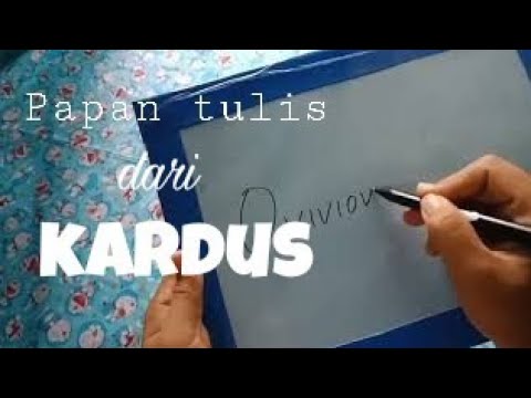 cara membuat papan tulis sendiri YouTube