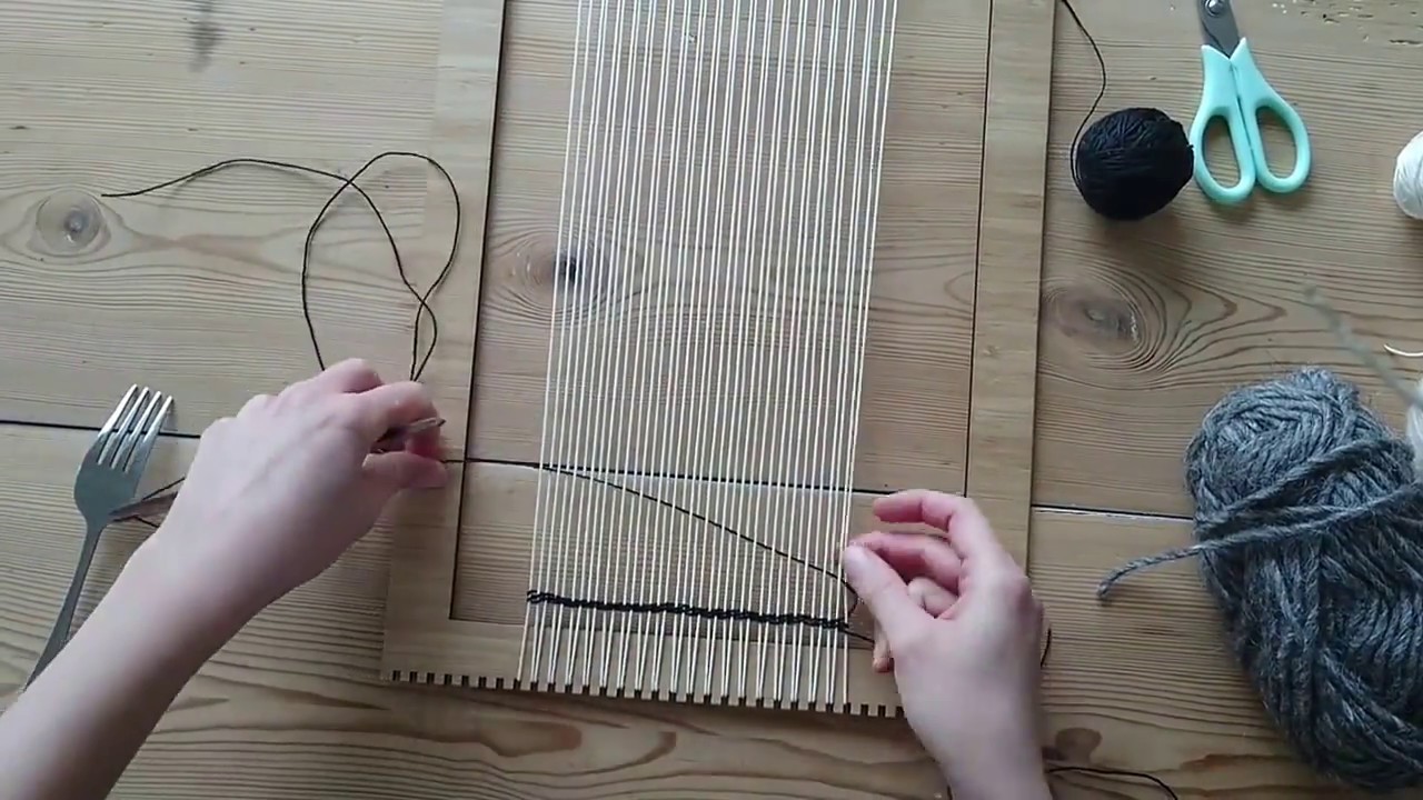 Vertical Lines Weaving for beginners part 2 YouTube