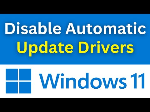 Disable Automatic Driver Updates In Windows 11 Permanently | Disable Automatic Driver Updates
