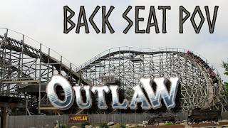 OUTLAW - Back Seat POV 4K - CCI Wooden Twister at Adventureland, Iowa