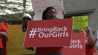 Protest outside Nigerian Embassy in US over missing girls
