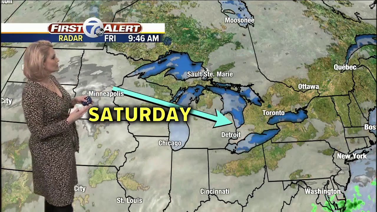 Weekend weather includes a chance for snow in metro Detroit - YouTube
