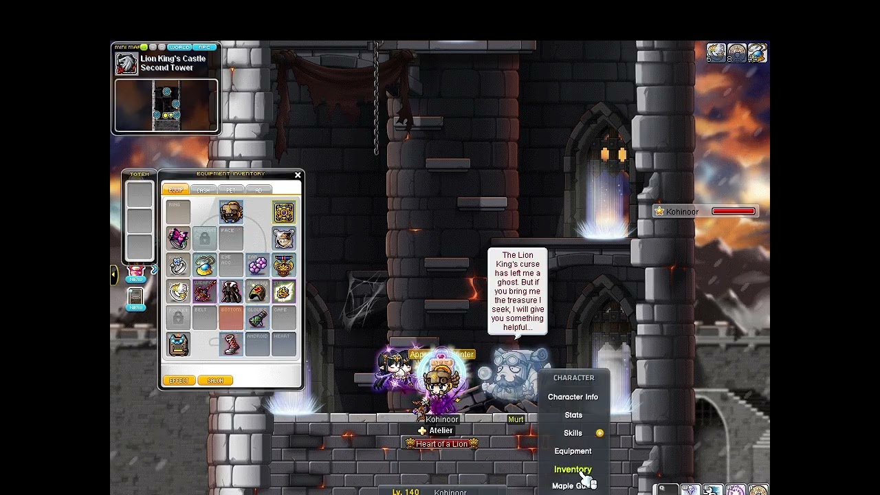 Maplestory - Getting all Vonleon gear BAM