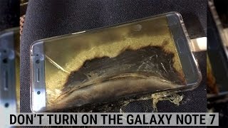 Samsung says don't even turn on your Galaxy Note 7